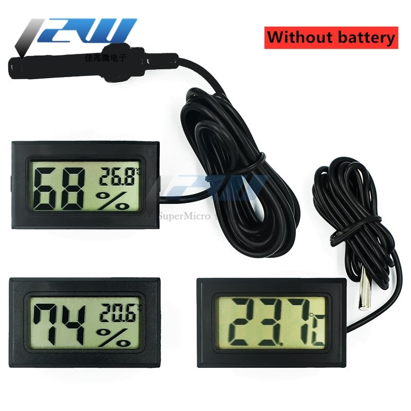 Digital LCD Thermometer Hygrometer Temperature Humidity Gauge with